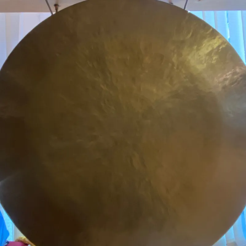 Plain and Carved Gong