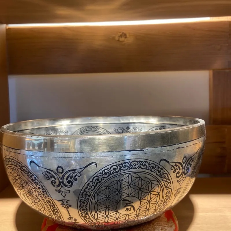 Three Metal Carving Bowl